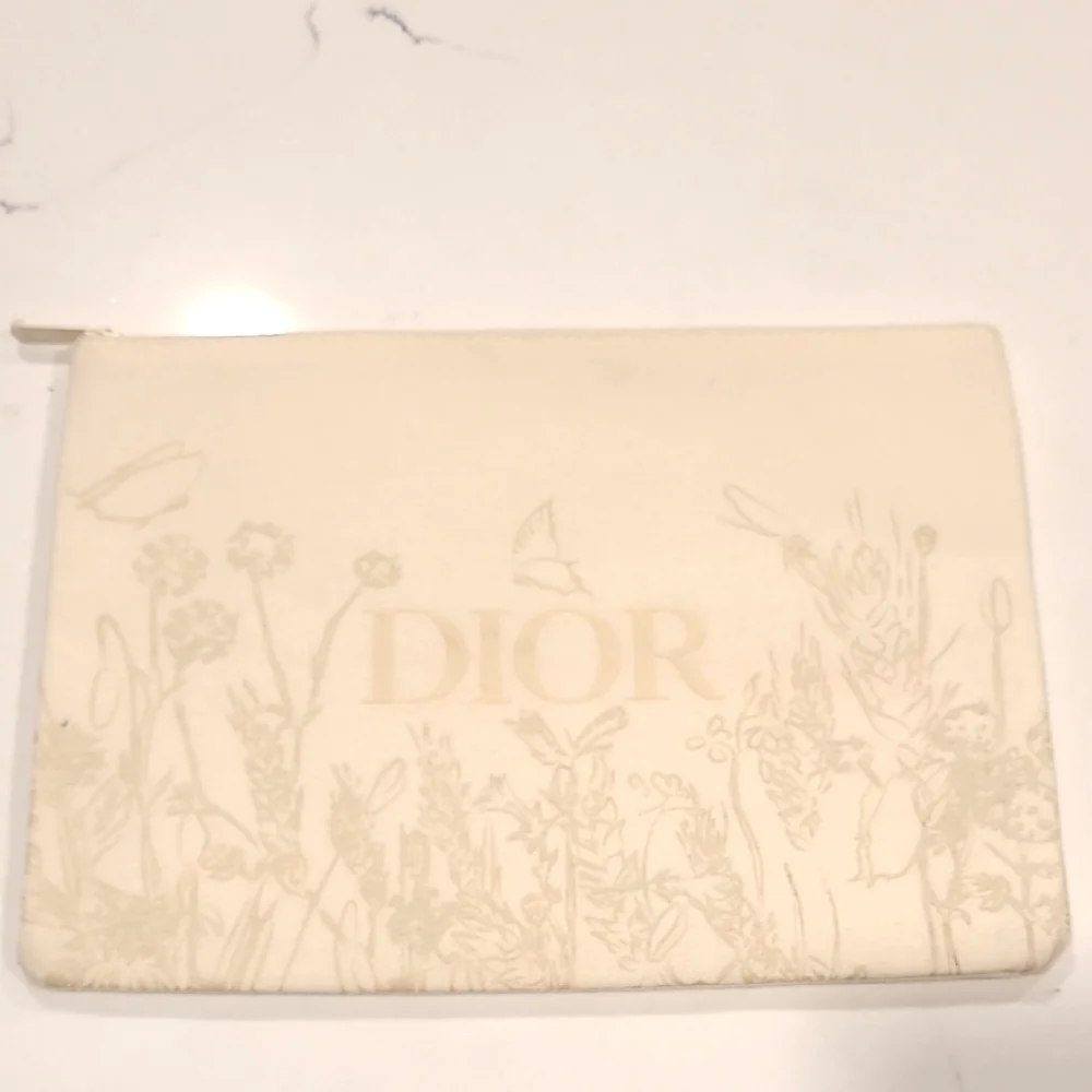 Dior Ivory Botanical Pouch Novelty Gift With Purchase Item‎